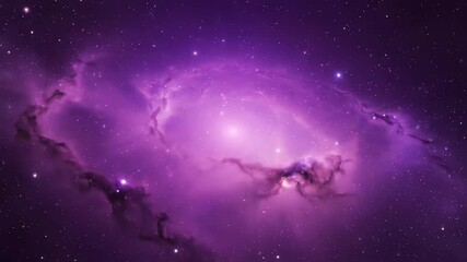 Wall Mural - Swirling purple and pink cosmic dust clouds in an abstract galaxy create a mesmerizing, seamlessly looping video vibrant, fluid, pattern