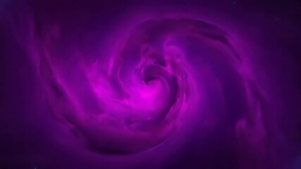 Wall Mural - Calm Swirling Vortex of Deep Purple and Magenta Nebulous Energy, Seamless Loop evolution, deep space, violet