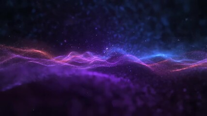 Wall Mural - cosmic energy field rippling and pulsing gently in a captivating, seamlessly looping video conceptua