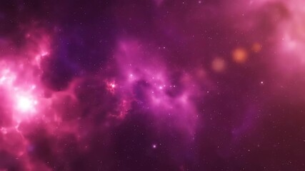 Wall Mural - cosmic pink and magenta hues gently drifting and diffusing like interstellar dust in a seamlessly lo
