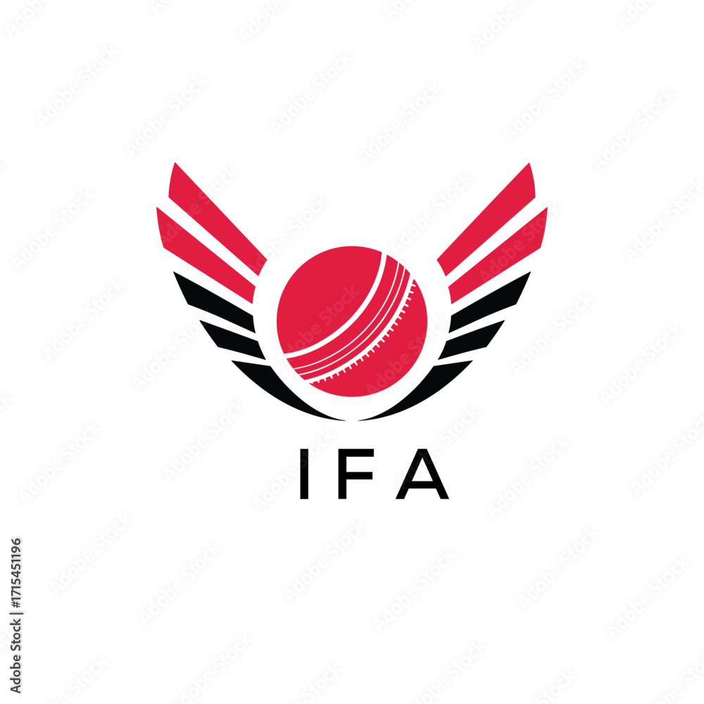 Vector de Stock IFA Cricket Company logo. IFA Tournament and Team logo ...