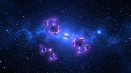 Wall Mural - abstract background with particles, abstract background with stars, abstract background with space for text