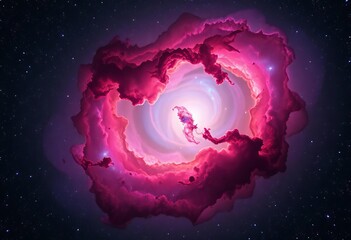 Wall Mural - Vast, star-filled nebula with swirling cosmic dust and gas,  universe,  science fiction