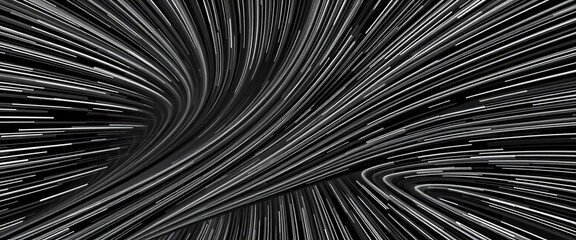 Wall Mural - Abstract background of radiating monochrome lines, creating a dynamic energy effect,  black,  graphic