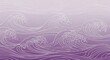 © SoloPixel - Purple gradient Japanese pattern wave pattern art background/紫色グラデーションの和柄波模様アート背景