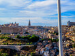 Toledo, Spain, May 21 2025,  Panoramic view city Toledo Spain