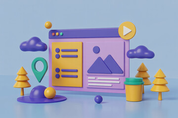 Website interface