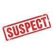© RMvectors02 - A red rubber stamp displaying the word suspect in bold uppercase letters