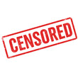 © RMvectors02 - A red rectangular stamp displaying the word censored in bold letters