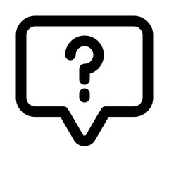 Wall Mural - chat outline icon set