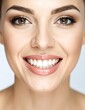 © Fortuna.AI - Close-up of young woman with perfect teeth and happy smile