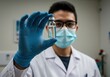 © MrMachyH - Scientist Holding Medical Vial