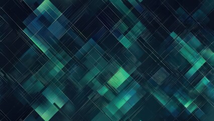 Abstract geometric pattern with teal and dark tones