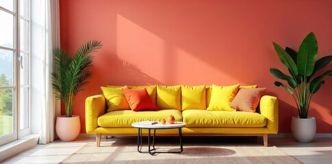 Wall Mural - vibrant, modern home decor accents add a fresh, updated look to any living space stylish, colorful a