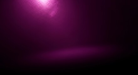 Canvas Print - Abstract Pink Purple Light Effect with Pixelated Glow and Dark Background image photo