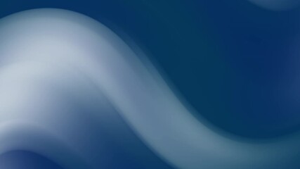 Wall Mural - serene blue gradient background featuring smooth, flowing wave motion. this seamless loop creates a 