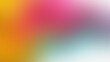 © creativestore - A grainy texture effect with a bright and colorful gradient background with shades of yellow, pink, and blue blending smoothly to create a visually appealing design