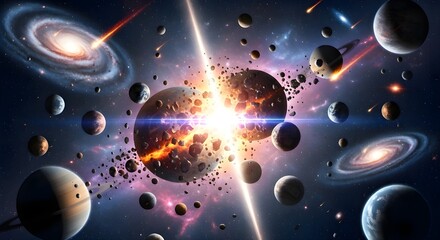 planet earth in space