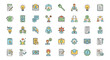 © BUDENGRMX - Vector Icons Set of Modern Doodle Style Business and Office Icon Collection. EPS Editable