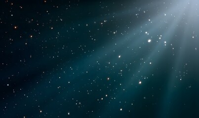 Wall Mural - sleek and elegant background for ppt, abstract dark star cluster