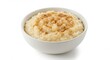 © Whiter Rainbow - Bowl of arroz con dulce Puerto Rican spiced rice pudding isolated on a white background for food or dessert uses