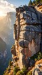 © Gandi - Rocky cliff face overlooking a valley