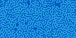 © Creative Lis - Abstract seamless blue water wave pattern design. Turing ornament halftone puzzle pattern. Biological turing reaction diffusion background. Animal spotted skin chaotic abstract template. black, white