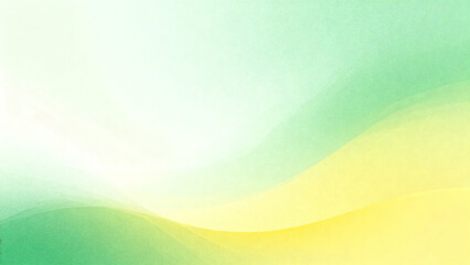 Abstract gradient background with flowing green and yellow hues