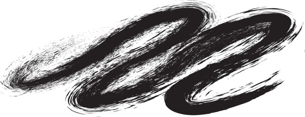 Wall Mural - Grunge Wave Logo Element. Surfing Icon . Brush Stroke . Vector Illustration.