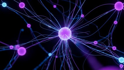 Glowing network pulsing with energy