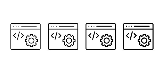 Code Editor Multiple Line Icon Element
