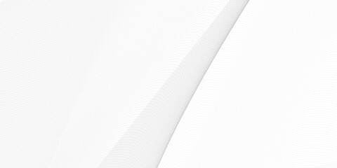 Wall Mural - abstract white and gray background with subtle wavy lines and a diagonal element, perfect for modern