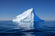 © Henryk Guziak - Góra lodowa na oceanie w słoneczny dzień jako symbol klimatu, natury, zimna i globalnych zmian środowiskowych