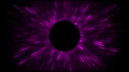 Wall Mural - Seamless Looping Pink Light Streaks Tunnel Animation
