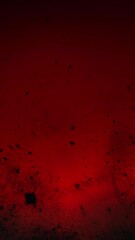 Wall Mural - vertical flying debris from hell 4k loop features a fiery red atmosphere with black particles and de