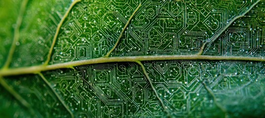 Nature's Circuitry: Leaf Vein and Technology