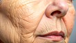 © Hafizd - Close-up of aged skin with deep wrinkles