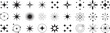 © AIcon Star - vintage mid century vector icon pack starburst illustration line art retro atomic decorative motif for print digital