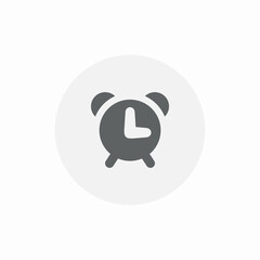 Naklejka na meble ring clock icon sign vector
