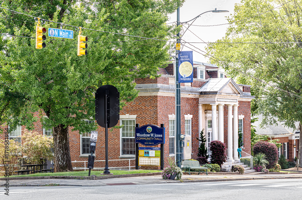 Rutherfordton Rutherfordton, North Carolina, USA-7 September 2025: The Woodrow W ...