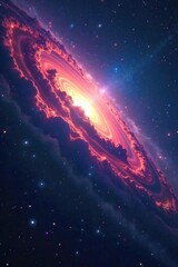 Wall Mural - Vast cosmic expanse, swirling nebulae and distant galaxies stretching across the infinite darkness of space A breathtaking view of the universe's grandeur , cosmos, galaxy, milky way