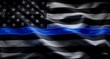 © George - Thin Blue Line Flag, American Flag, Patriotic, Support, Law Enforcement, Remembrance, Symbol, National Colors, Stars and Stripes, Glowing Blue Line, Patriotic Background, Memorial, Texture, Fabri