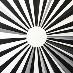 Wall Mural - black and white beam illustration