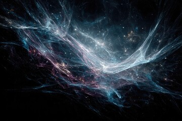 Wall Mural - Abstract Colorful Space Nebula