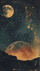 Wall Mural - Galaxy space night astronomy.