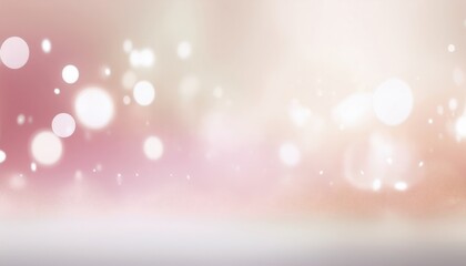 Wall Mural - soft dreamy pastel bokeh lights glowing blur background with shimmering orbs for elegant wallpaper or decorative design