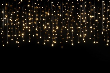 Canvas Print - String lights backgrounds decoration fireworks.