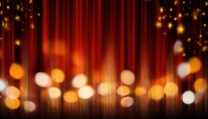Wall Mural - vibrant glowing stars with dynamic fiery abstract background in warm hues for festive celebration and decorative designs