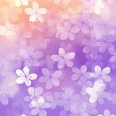 Wall Mural - Delicate, pastel-colored floral background