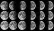 © Alif - Montage of the Moon showing its different phases as it orbits Earth over a period of time